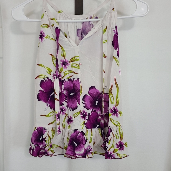 Aloha Fashion Woman's Summer Tanktop, Size: Small Color: White - Picture 7 of 16